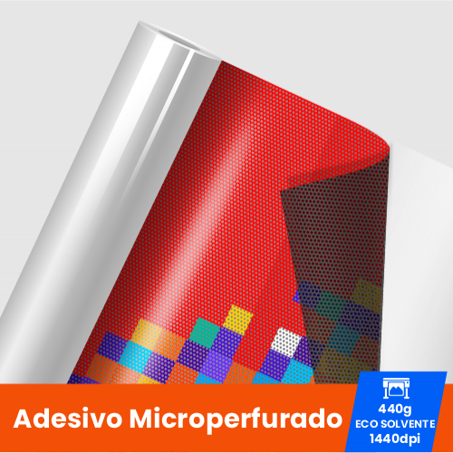 Adesivo Vinil Microperfurado