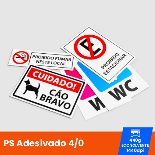 PS Adesivado 4/0