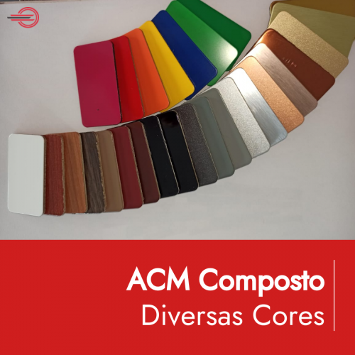 ACM + Estrutura metálica PRONTO PARA INSTALAR