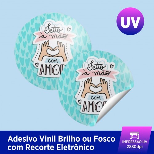 ADESIVO UV - CORTE CONTORNO