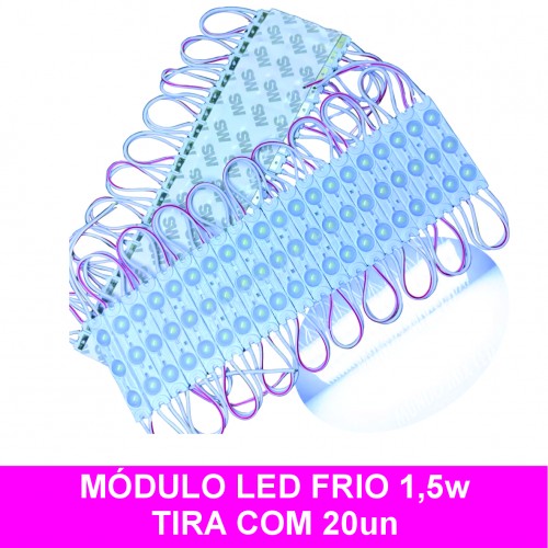 Módulo Led - Branco Frio 20un